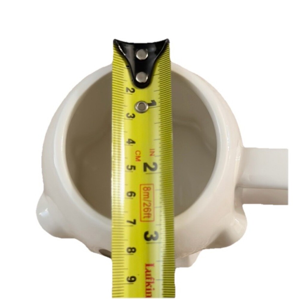 Cute White Ghost Ceramic Coffee Mug Halloween - Picture 3 of 4